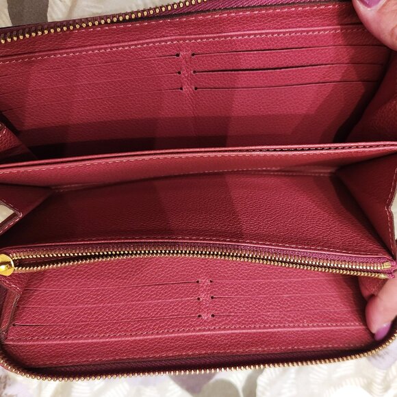 LOUIS VUITTON Zippy Wallet Long Monogram Empreinte - EUC - Picture 7 of 10